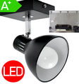 LED Deckenleuchte Decken Strahler Spot Lampe Leuchte Drehbar 1-flammig Schwarz