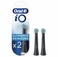 Oral-B iO Ultimative Reinigung Aufsteckbürsten 2er Pack Ersatzbürsten Schwarz