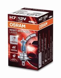 OSRAM NIGHT BREAKER LASER +150% NEXT GENERATION H1 H3 H4 H7 HB3 HB4 H8 & H11