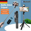 Selfie Stick Stativ für Smartphone bluetooth Teleskop Stange Fernbedienung Handy