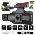 3" 1080P Car DVR Video Dashcam FHD Auto Kamera KFZ Dual Lens Recorder G-sensor