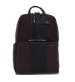 PIQUADRO Brief Computer Backpack Rucksack Rucksack Wengè beere schwarz