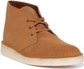 Clarks Originals Desert Coal Herren Schnürung Chukka Stiefel in Sand Herren UK 6 - 12