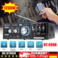 1200W bluetooth Mini Verstärker HiFi Power Audio Stereo Bass AMP USB MP3 FM Auto