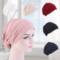 Damen Turban Kopf Schal Chemo Hut Hijab Mütze Kopftuch Beanie Krebs Kappe Cool