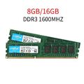 16GB 8GB 4GB 2GB DDR3 PC3-12800U 1600MHz  PC DIMM Desktop Memory Für Crucial DE