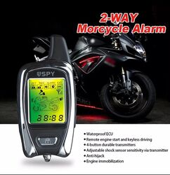 Motorrad-Diebstahlwarnanlage 2-Wege-LCD-, kabellose Fernbedienung, F8R4