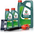 2x 1 L + 5 L LITER CASTROL MAGNATEC 5W-30 A5 MOTOR-ÖL MOTOREN-ÖL