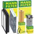 MANN FILTER INSPEKTIONSPAKET passend für NISSAN X-TRAIL 3 T32 RENAULT KOLEOS 2