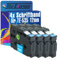 4x Schriftband für Brother TZe-535 P-Touch 1000 1000 BTS 1000 F 1005 BTS 1005 F