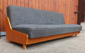 Teak Designer Sofa Vintage 3er Couch Sofabett 60s Danish Daybed Mid Century 60er