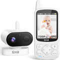 Babyphone mit Kamera Tragbares Vox-Funktion Nachtsicht-Video-Babyfon 2000mAh Cam