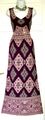 MONSOON HERITAGE PRINT MAXI JERSEY PARTY KLEID GRÖSSE 16