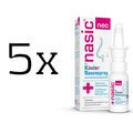 5x Nasic Neo Nasenspray ohne Konservierungsstoffe für Kinder 10 ml PZN 15863505