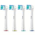 4 elektrische Zahnbürstenköpfe kompatibel mit Oral B Braun Ersatzbürstenkopf