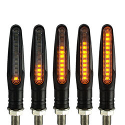 4x 12 LED Blinker Motorrad Laufeffekt Lauflicht Sequentiell Warnlicht Neu