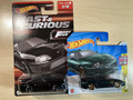 Hot wheels neu x 2 Fast and Furious schwarz Toyota Supra und 2024 Mainline Version