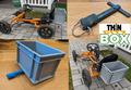 Berg GoKart Kettcar Buzzy / Buddy / Reppy Transportbox, wie Anhänger STABIL!