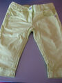 Hosen Jeans Shorts Bermuda kurze Hosen Gr. 128 Neongrün Bund verstellb. 4Taschen