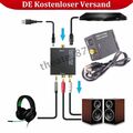 Digital Zu Analog Audio Konverter Wandler Optisch Toslink Koaxial Auf RCA DE ﻿