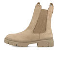 Tamaris 1-25901-41-405 Chelsea Boots Damen Dune Nubuck Stiefel Ankel Boot beige