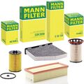 MANN-FILTER INSPEKTIONSPAKET SET B FÜR AUDI Q3 VW TIGUAN SEAT ALHAMBRA 2.0 TDI