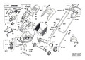 Bosch Ersatzteile für ROTAK 37 LI (ERGOFLEX) Rasenmäher