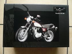 Yamaha SR 500, Minichamps 122163400, rot, 1998, 1:12, Classic Bike No.58