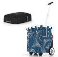 reisenthel carrycruiser trolley bandana blue OE4099 + Cover Schwarz