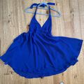 kleid blau 36 38