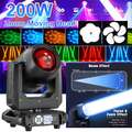 Zoom Moving Head 200W 18 Prisma RGBW Beam LED Bühnenlicht Party DMX 14GOBO Show