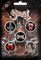 GHOST BUTTONSET BADGES SET ANSTECKERSET # 4 PREQUELLE PINS