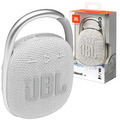 JBL CLIP 4 DRAHTLOSER LAUTSPRECHER WASSERDICHT MOBILES BLUETOOTH WEISS