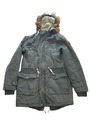 Herren  Parka Winterjacke von Solid Oliv Gr. S