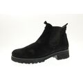 Gabor Chelsea Boots Stiefelette Stiefel Schwarz Leder Damen Schuhe Gr. 38