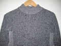 Mädchen Strickpullover von  Garcia schwarz/ grau Stehkragen  Gr. 164