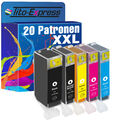 20 Patronen PlatinumSerie für Canon PGI-520 CLI-521 IP 3600 IP 4600 IP 4600 X IP