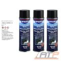 3x 500ml PRESTO UNTERBODENSCHUTZ UBS BITUMEN SCHWARZ STEINSCHLAGSCHUTZ SPRAY