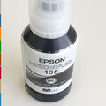 Epson Original 105 EcoTank Tintenflasche Tinte ET-7700 ET-7750 Schwarz 140 ml 