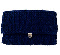 Clutch blau Unterarm - Handtasche