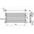 1x Kühler, Motorkühlung VALEO 701522 passend für AUDI SEAT SKODA VW VW (FAW)