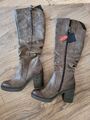 Damen STIEFEL Marco Tozzi  37 *NEU* Schlamm/ braun 