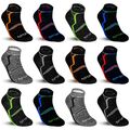 12-60 Paar Sneaker Socken Herren Damen Baumwolle Sport Kurzsocken Füßlinge Kurz