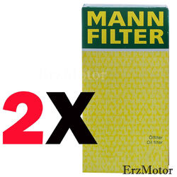 MANN FILTER OELFILTER ANSCHRAUBFILTER W 7023 FUER HYUNDAI KIA - 2 STÜCK