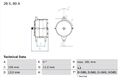 BOSCH Lichtmaschine Generator Lima 0 986 039 260 +91.63€ Pfand für VOLVO FH16 2