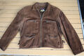 Braun Wild Leder Jacke Vintage Leather Jacket  50/52 L/XL  80's Retro Style Kult