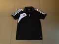 Adidas Herren Climalite Sportshirt, Gr. S, Kurzarm, schwarz/weiß