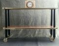 Original Vintage Titan Mid Century 60er Jahre Holzeffekt Hostess Trolley Beistelltisch