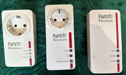 avm fritz powerline 1260e/1220e + 530E wlan/lan set- 20002795 