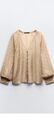 *ZARA*Tunika*Bluse*beige*Gr.M*NEU*